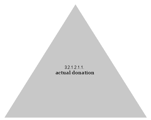 actual donation